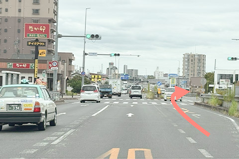 国道1号線(西側)安城方面